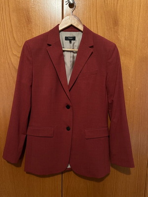 Theory blazer like new, burgundy, size small