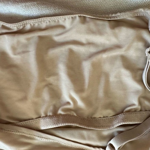 Seamless Flexees jumpsuit nude beige new with inner chest support