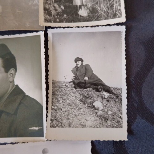 Military photos used, set of five old pictures