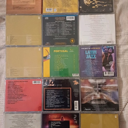 Music CDs used, pack of 15 pieces