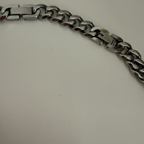 Cuban Chain Necklace stainless steel silver like new