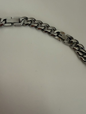 Cuban Chain Necklace stainless steel silver like new