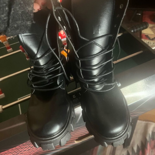 Black ankle boots new size 42 very narrow fit