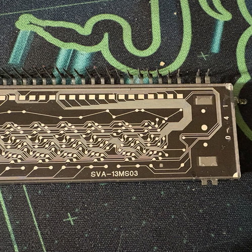 Vintage Samsung VFD Display Module used from Hi-Fi Tuner