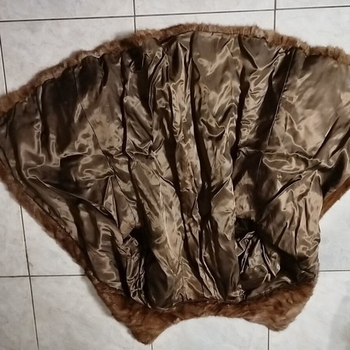 Mink furs like new, brown, sold together
