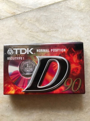 Κασέτα TDK 90 λεπτών καινούργια, κλειστή συσκευασία