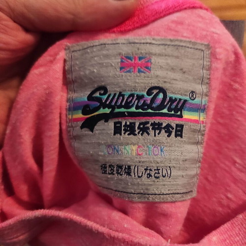 Superdry t-shirt used, pink, size M