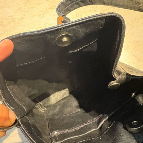 Thiros backpack bag used, black, small and convenient