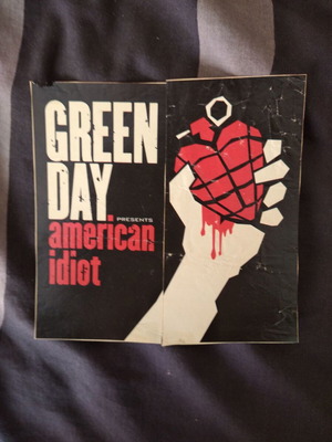 Green Day posters used, pack