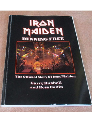 Iron Maiden Running Free Μεταχειρισμένο βιβλίο, αγγλικά, 1984