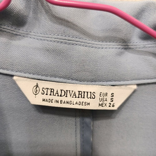Stradivarius blazer jacket like new, turquoise, Small