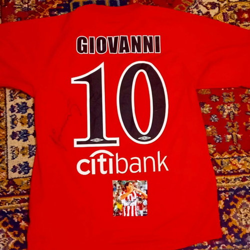 Giovanni Silva de Oliveira Signed Collectible Jersey New