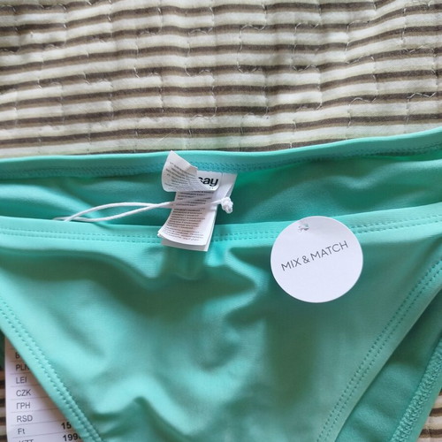 Sinsay bikini bottom, turquoise, size S