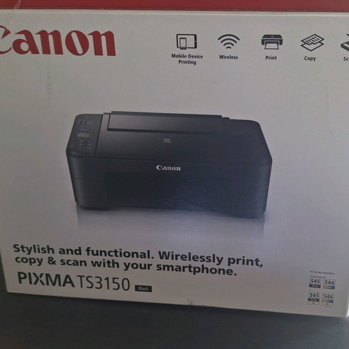 Canon Pixma TS3150 Color Inkjet All-in-One Like New with WiFi and Mobile Print