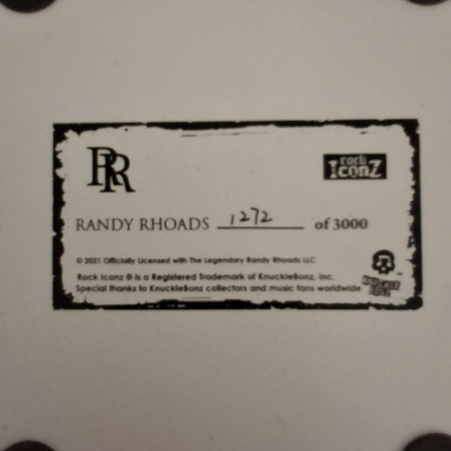 Randy Rhoads KnuckleBonz Limited Edition 1:9 Collectible Figure 1272/3000