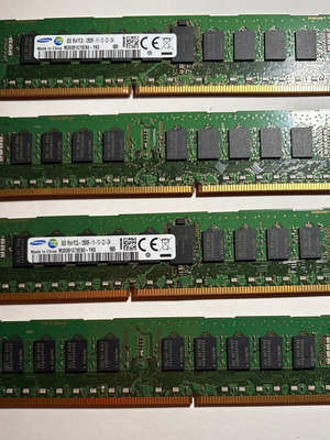 Samsung 32GB DDR3L ECC Registered Server RAM PC3L-12800R new, 4x8GB