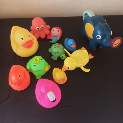 Bath toys used