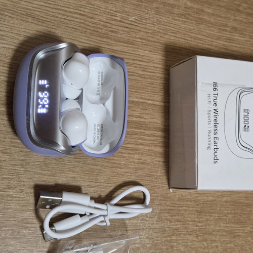 Donerton I66 True Wireless Earbuds new with charging case and ear tips