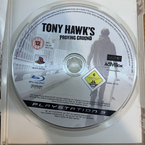Tony Hawk's Proving Ground PS3 game used