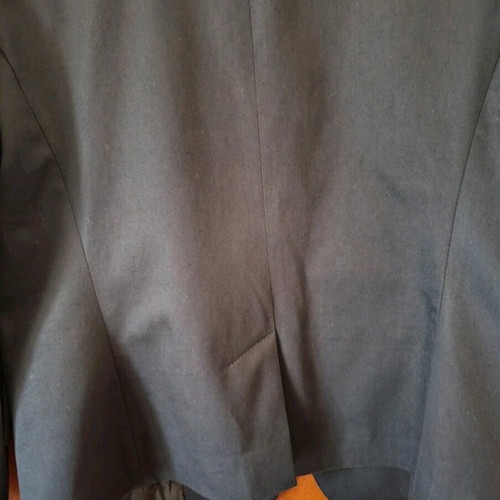 Classic women's mid-length blazer dark blue like new