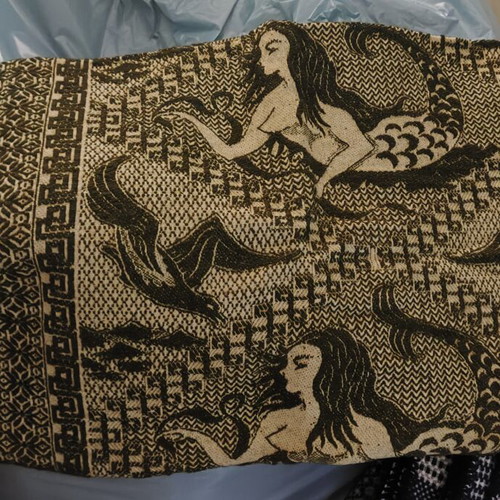 Vintage woven and knitted traditional blankets