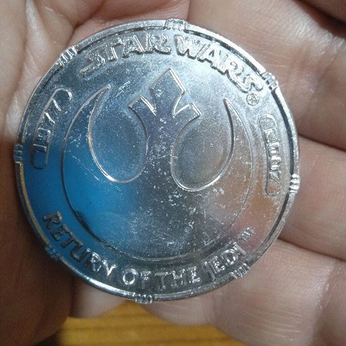 Star Wars Return of the Jedi Collectible Anniversary Coin with Luke Skywalker like new