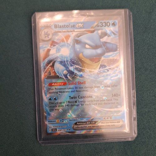 Blastoise EX holographic new Pokemon card