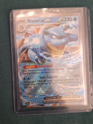 Blastoise EX holographic καινούργιο Pokemon κάρτα