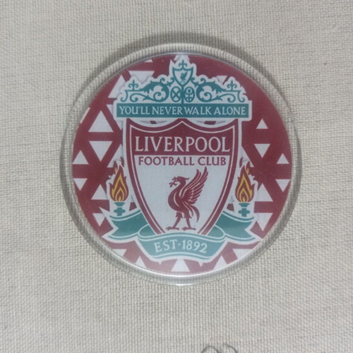 Liverpool Pin or Magnet New 6x6 cm