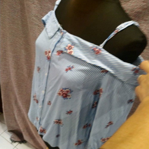 Papaya shirt 100% viscose like new, multicolor, size M