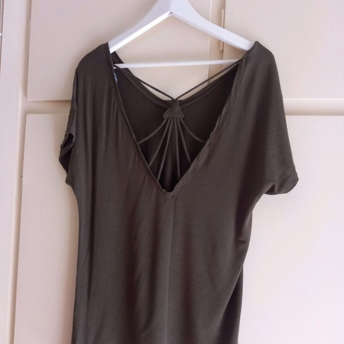 Berska blouse S with short sleeves and back laces, like new
