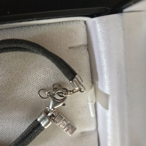 Vintage Ted Lapidus Paris bracelet silver 925 and pearl like new