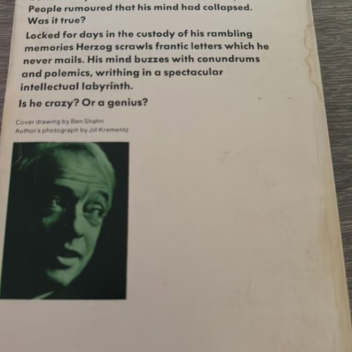 Herzog by Saul Bellow used English book