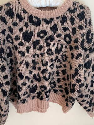 Leopard pullover used Vero Moda brown size M