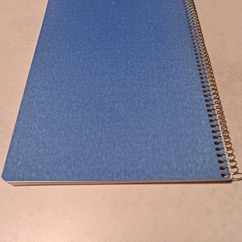Spiral notebook ruled 100 sheets new