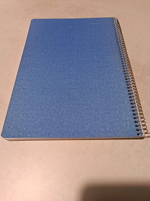 Spiral notebook ruled 100 sheets new