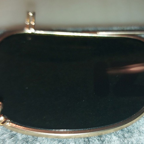 Clip On Sunglasses like new, gold color, no name