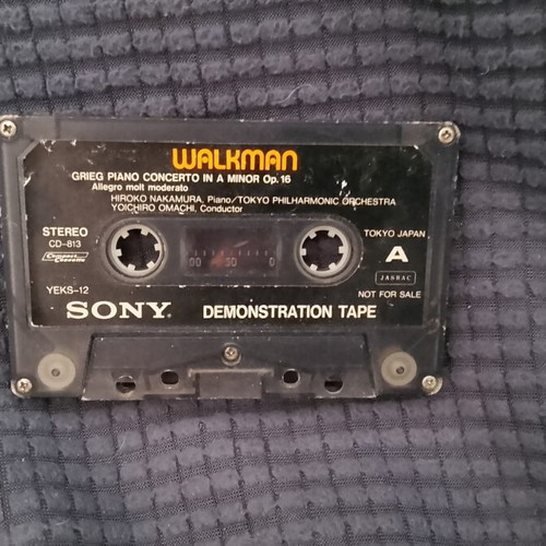 Sony Walkman demonstration tape used, 1980, made in Japan