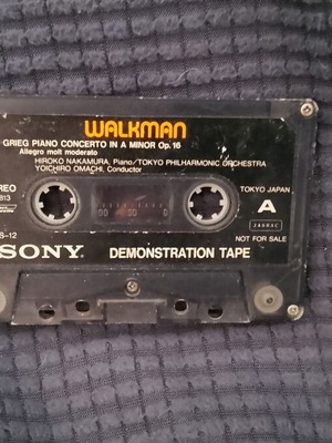 Sony Walkman демонстрационна касета употребявана, 1980, произведена в Япония