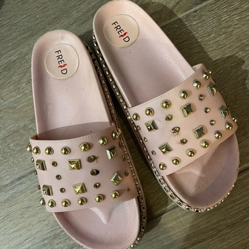 Keep Fred slippers used, pink, size 38