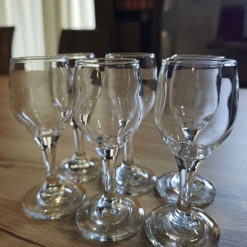 Liqueur Glasses Set of 6 New
