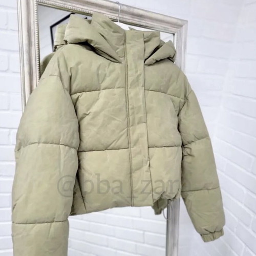 Zara waterproof jacket new, beige