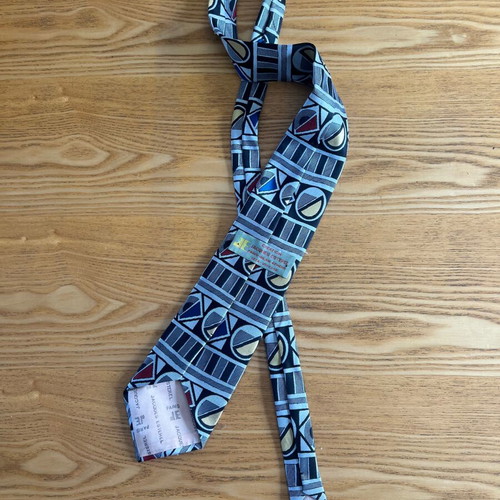 Jacques Esterel vintage men's tie with geometric pattern