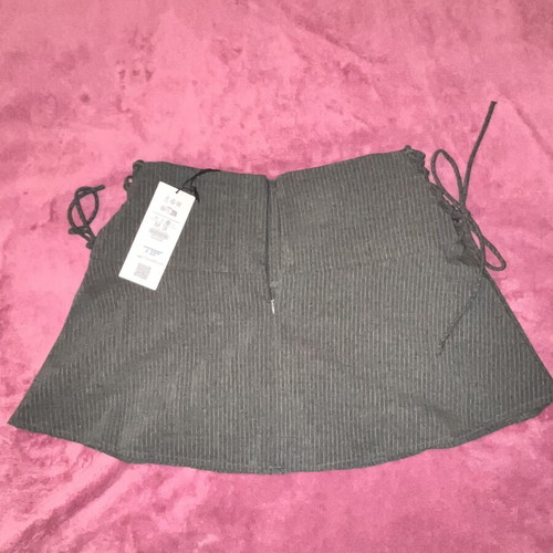 Bershka skirt new, size M 38 10, black and gray