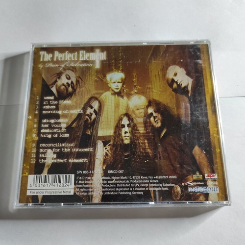 Pain Of Salvation The Perfect Element: Part I CD like new, metal
