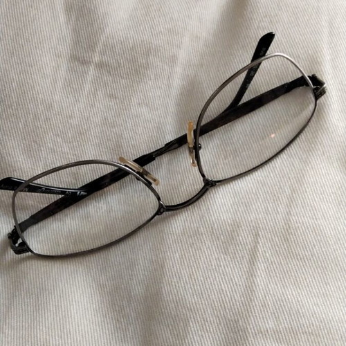 Vintage metal optical frame silver color like new
