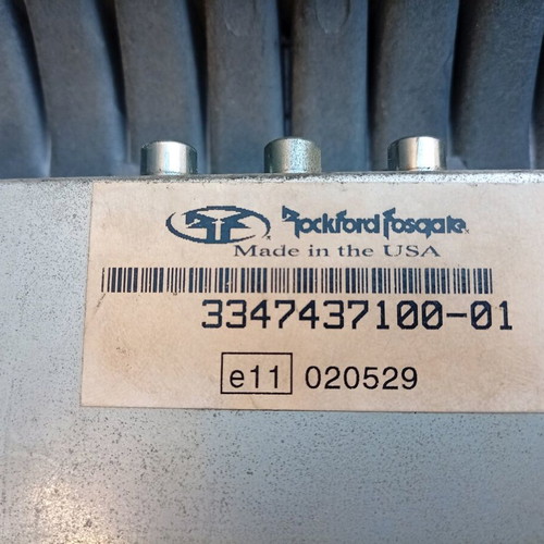 Rockford car amplifier used 1500 watt with wiring and fuse