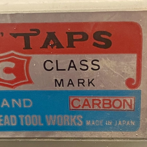 Hand taps SKC 10mm set made in Japan, new