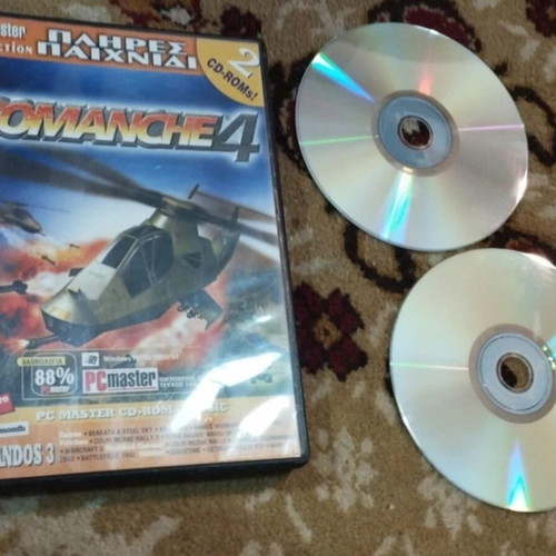Comanche 4 and Commandos demo PC game like new