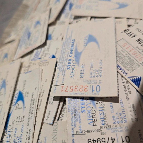 Cinema tickets collection like new, over 130 pieces
